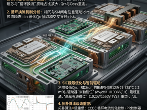 AC级联固态变压器SST在50%负载下的“循环换流”损耗抑制策略