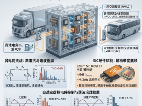 商用车V2G谐波抑制：基于固态变压器SST拓扑的虚拟电感控制策略