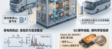 商用车V2G谐波抑制：基于固态变压器SST拓扑的虚拟电感控制策略
